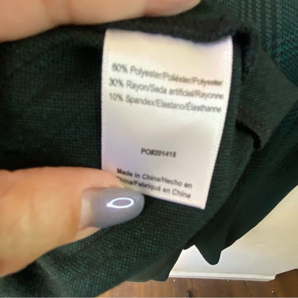 Modcloth State Of Grace Fit Flare Green Plaid Soft Swing Knee Length Dress SZ 1X - Picture 11 of 16